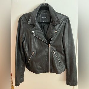 Madewell - Washed Leather Motorcycle Jacket